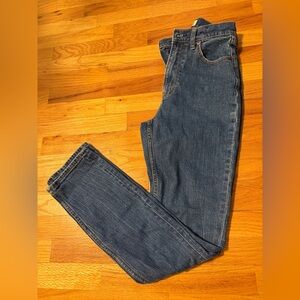 Abercrombie & Fitch Ultra High Rise Straight Leg Blue Jeans